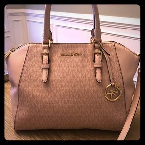 Michael Kors Ciara Ballet Pink Satchel Tote